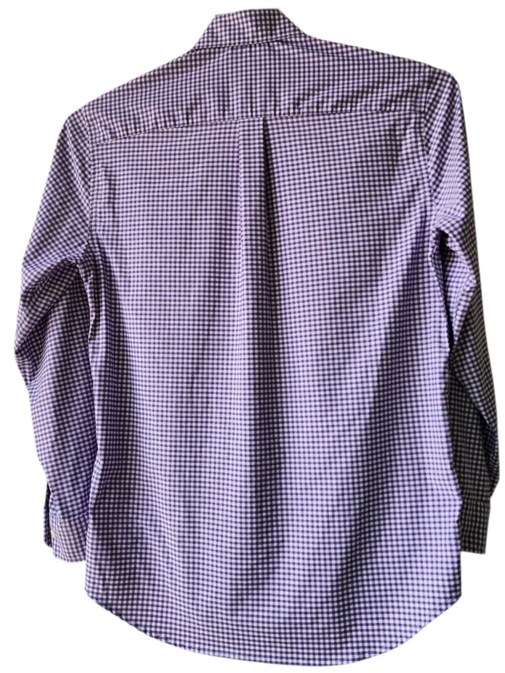 Small Purple Gingham Shirt Traveler Motion Jos A Bank Sz S Mens Check Quick Dry - Picture 3 of 17